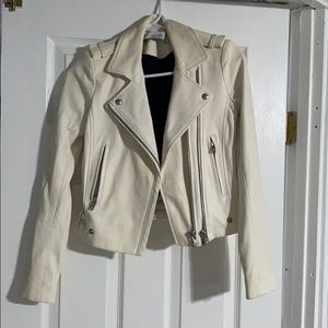 Iro Cream leather jacket worn once gently used